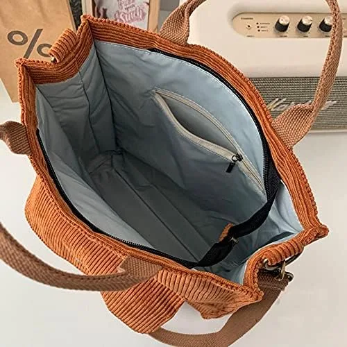 Vista 3 de Bolsa de pana para mujer