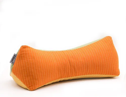 Vista 11 de Almohada cervical de cuello redondo de trigo sarraceno, soporte cervical para personas que duermen de lado y espalda con funda extraíble lavable