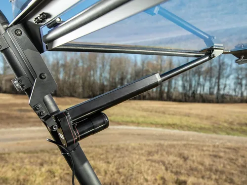 Vista 7 de SuperATV MaxDrive Power - Parabrisas abatible compatible con Kawasaki Mule Pro DX, Pro DXT, Pro FX, Pro FXT Ranch Edition, Pro FXT, policarbonato
