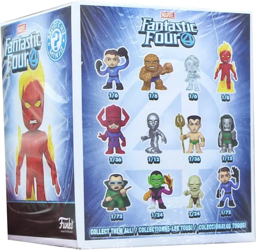 Vista 3 de Funko Mystery Minis: Cuatro Fantásticos, Multicolor