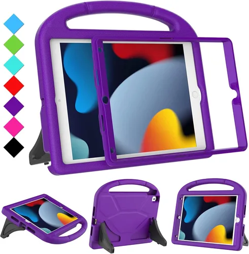 Vista 13 de Funda para niños para iPad 10.2 y 10.5, iPad de 9ª/8ª/7ª generación de 10.2 pulgadas 2021 2020 2019 con protector de pantalla, iPad Air 3ª Negro