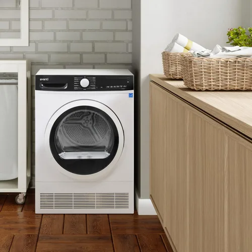 Vista 2 de Avanti Secadora de ropa de carga frontal compacta de 4.0 pies cúbicos de capacidad, certificado ENERGY STAR con controles digitales, 15 ciclos