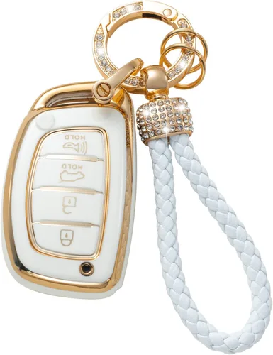Vista 12 de Gematay Funda para llavero de Mercedes Benz con cordón, funda de TPU suave compatible con Mercedes Benz C E S M CLS CLK G Class Smart Key Holder
