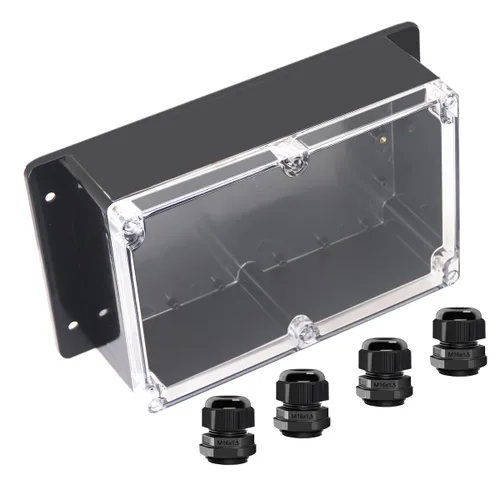 Vista 11 de Project Box IP65 Caja de Conexiones Impermeable de Plástico ABS Cajas Eléctricas Caja de Proyecto Electrónico DIY Carcasa de Alimentación con Oreja