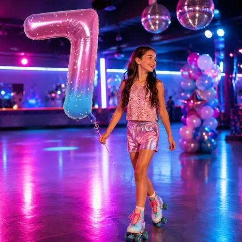 Vista 147 de Globo negro del número 0 para niñas y niños, 40 pulgadas, grande, número 0-9, de papel de aluminio, de Mylar para helio, juego de globos digitales