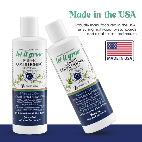 Vista 7 de Genuine African Formula Champú Let-It-Grow 16oz