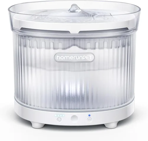 Vista 9 de Homerunpet Fuente de agua inalámbrica para gatos, batería de 7800 mAh, tiempo de funcionamiento de 30 días, diseño desmontable fácil de limpiar