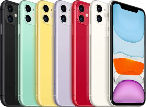 Vista 5 de Apple iPhone 11 [256 GB, negro] + suscripción de la empresa de telefonía [Cricket Wireless]