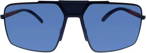 Vista 2 de Prada Linea Rossa PS 52XS 06S07L - Lentes de sol cuadrados de metal azul