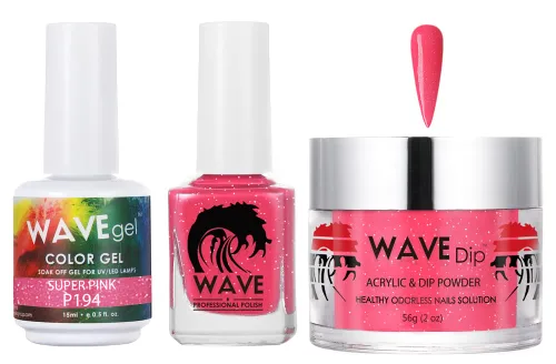Vista 191 de WAVEGEL - Juego de gel de remojo, laca de uñas y polvo acrílico a juego - Colección Simplicity - #P109 Blizzard
