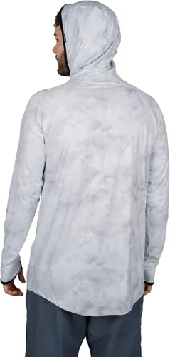 Vista 4 de BLACKSTRAP Camisa de sol UV con capucha y cuello redondo para hombre