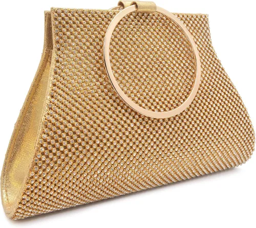 Vista 11 de Carteras Clutch de Cristal para Novia y Dama de Honor, Elegante Bolso de Muñeca de Noche para Mujeres Crystal, Bride and Bridesmaid, Elegant