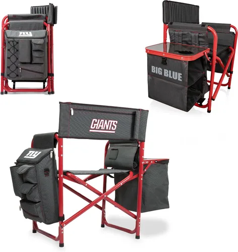 Vista 53 de PICNIC TIME NFL NFL Fusion - Silla de campamento unisex para adultos, con mesa auxiliar y enfriador suave, silla de playa para adultos, silla