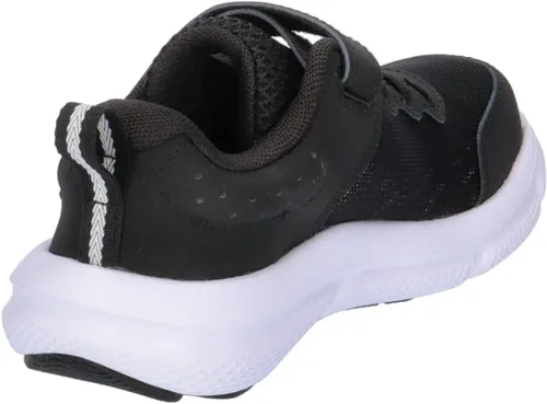 Vista 6 de Under Armour Tenis para correr Assert 10 con cierre alternativo para niños (001) Negro/Blanco/Blanco