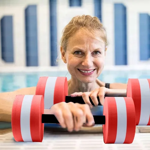 Vista 3 de Pesas de agua para fideos de piscina para aeróbic acuático y fitness, natación, equipo de yoga, 1 unidad