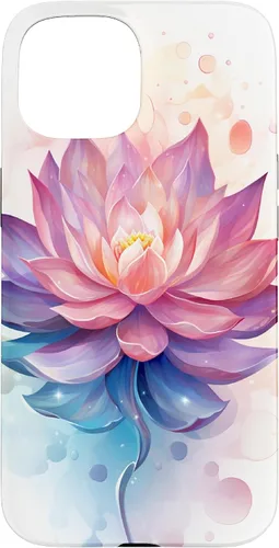 Vista 6 de Funda con ilustración de flor de loto para iPhone 17