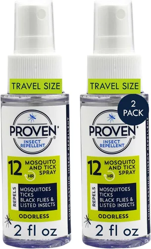 Vista 8 de Proven - Aerosol repelente de insectos, mantiene alejados mosquitos, garrapatas y moscas, repelente alternativo al DEET, hasta 12 horas