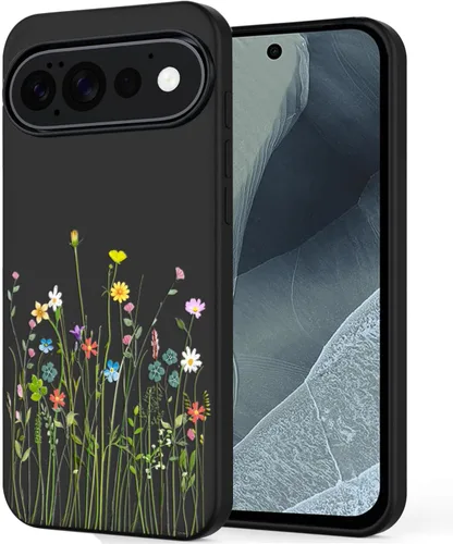 Vista 12 de Unov Funda para Pixel 11 Pro XL, color negro, Dinosaur Land