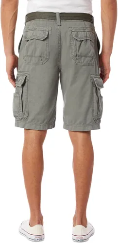 Vista 36 de Unionbay Survivor pantalones cortos de cargo con cinturón para hombre