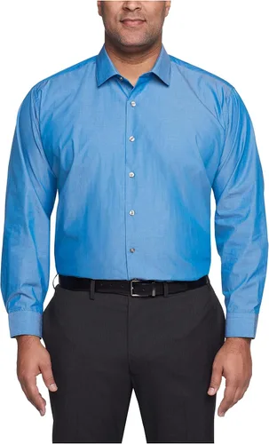 Vista 9 de UNLISTED - Camisa de vestir grande y alta para hombre Negro