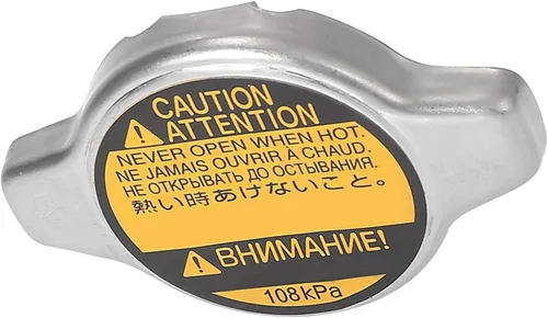 Vista 2 de Unifizz Tapa de recuperación de refrigerante de radiador de tono plateado reemplaza 16401-31650 para Toyota 4Runner 2003-2010 para Lexus IS350