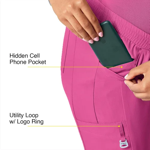 Vista 3 de WonderWink Pantalón deportivo de maternidad para mujer
