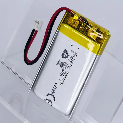 Vista 6 de DC 3.7V 330mAh 502035 Batería recargable de polímero de litio, adecuada para productos electrónicos de bricolaje 3.7-5V con reemplazo de batería