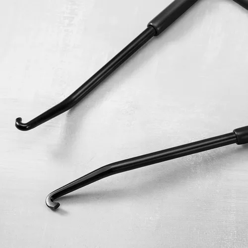 Vista 6 de 2 piezas de herramienta extractora de resortes de escape con ganchos, herramienta para ganchos, extracción de soportes de escape de motocicleta