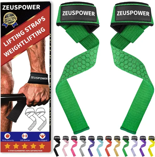 Vista 15 de Lifting Straps Wrist Straps for Weightlifting Gym Straps Weight Lifting Deadlift Workout Women Men Dumbbell Straps for Hand RDL Strap Exercise