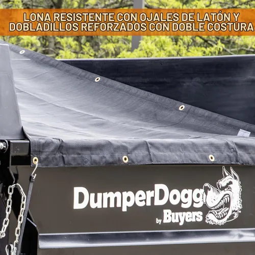 Vista 5 de Buyers Products DTR4510 Kit de Lona Enrollable para Insertos DumperDogg de Polietileno de 8 Pies
