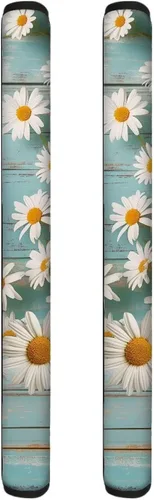 Vista 23 de 2 fundas para manijas de refrigerador, decoración otoñal, hojas de arce, fundas para manijas de puerta de nevera, lavables a máquina, microondas