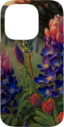 Vista 17 de Texas Rose Colored Bluebonnets Case for iPhone 17