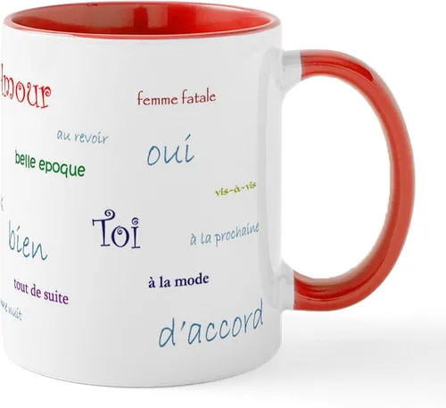 Vista 15 de CafePress Taza de café de cerámica con bandera francesa de 11 oz (11.0 fl oz)