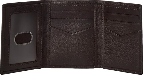 Vista 5 de Fossil Cartera triple de cuero para hombre