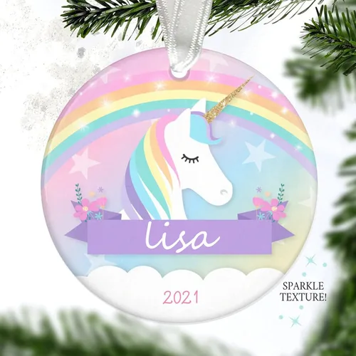 Vista 8 de Adorno para árbol de Navidad de mariposa, regalo personalizado