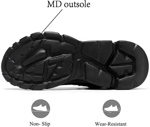 Vista 3 de Zapatos deportivos para correr para hombre, ligeros, transpirables, de malla