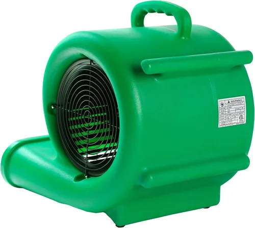 Vista 9 de Mounto Ventilador de secado de suelo Air Mover de 1/3hp de 2000 cfm, motor de aire de 3 velocidades con salida GFCI doble, cable de alimentación