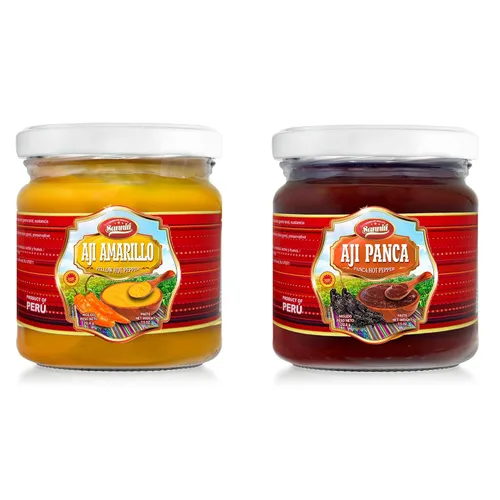 Vista 10 de Sanniti Pasta de pimiento picante peruano Pasta de molido DOP importada de Perú (paquete de 2) (7.5 onzas, amarillo aji)