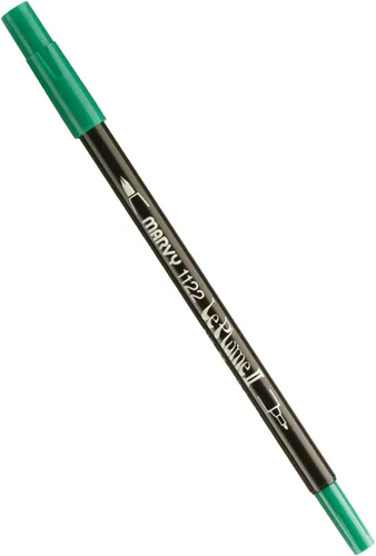 Vista 14 de Uchida 1122-C-3 Marvy Extra Fine Tip Le Plume II Rotulador de doble punta, azul
