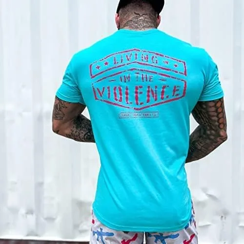 Vista 5 de Living in The Violence - Camiseta de manga corta para hombre