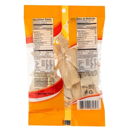 Vista 2 de MDM LITTLE TAMAL TAMARIND CANDY TAMALITOS 8PC BOLSA 4.23OZ