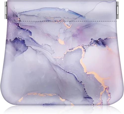 Vista 15 de Fintie - Monedero a presión, de cuero PU, monedero para cambio para mujer, Hibisco floreciente., Moda