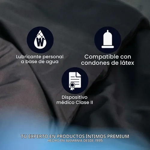 Vista 2 de Lubricante Pjur Aqua Premium a base de agua, 3.4 onzas
