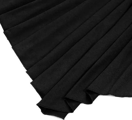 Vista 8 de Women Halloween Dress Addams Family Wednesday Costume Gothic Party Long Sleeve Dress