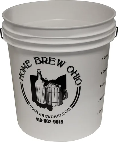 Vista 3 de Home Brew Ohio Cubo de fermentación de 7.9 galones con tapa con ojales