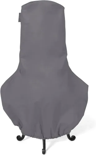 Vista 8 de Covermates Funda para Chimenea - Poliéster Resistente a la Intemperie, Cordón Ajustable, Dobladillo Elástico, para Parrilla y Calefacción, 24