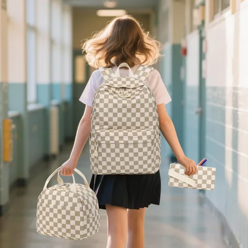 Vista 36 de Bluboon Juego de mochila para adolescentes, mochila escolar para niñas, lonchera y lápices, bolsas para estudiantes, 3 en 1