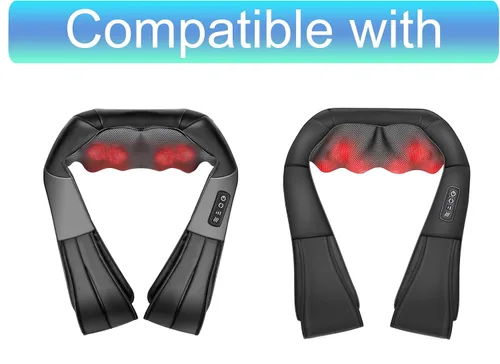 Vista 2 de LEFXMOPHY Cargador de 12V 4A compatible con Snailax, Nekteck, masaje de espalda/pie/esterilla de Comfier, XH1200-4000 adaptador UL de repuesto