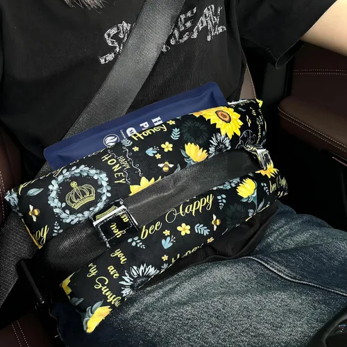 Vista 14 de Almohada para mastectomía, almohada para cinturón de seguridad post cirugía cardíaca, cojín para recuperación de histerectomía, recuperación de Negro