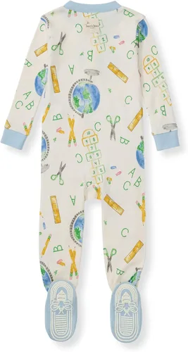 Vista 116 de Burt's Bees Baby - Pijama de una pieza para bebé, mameluco para dormir y jugar, algodón 100% orgánico, cremallera frontal
